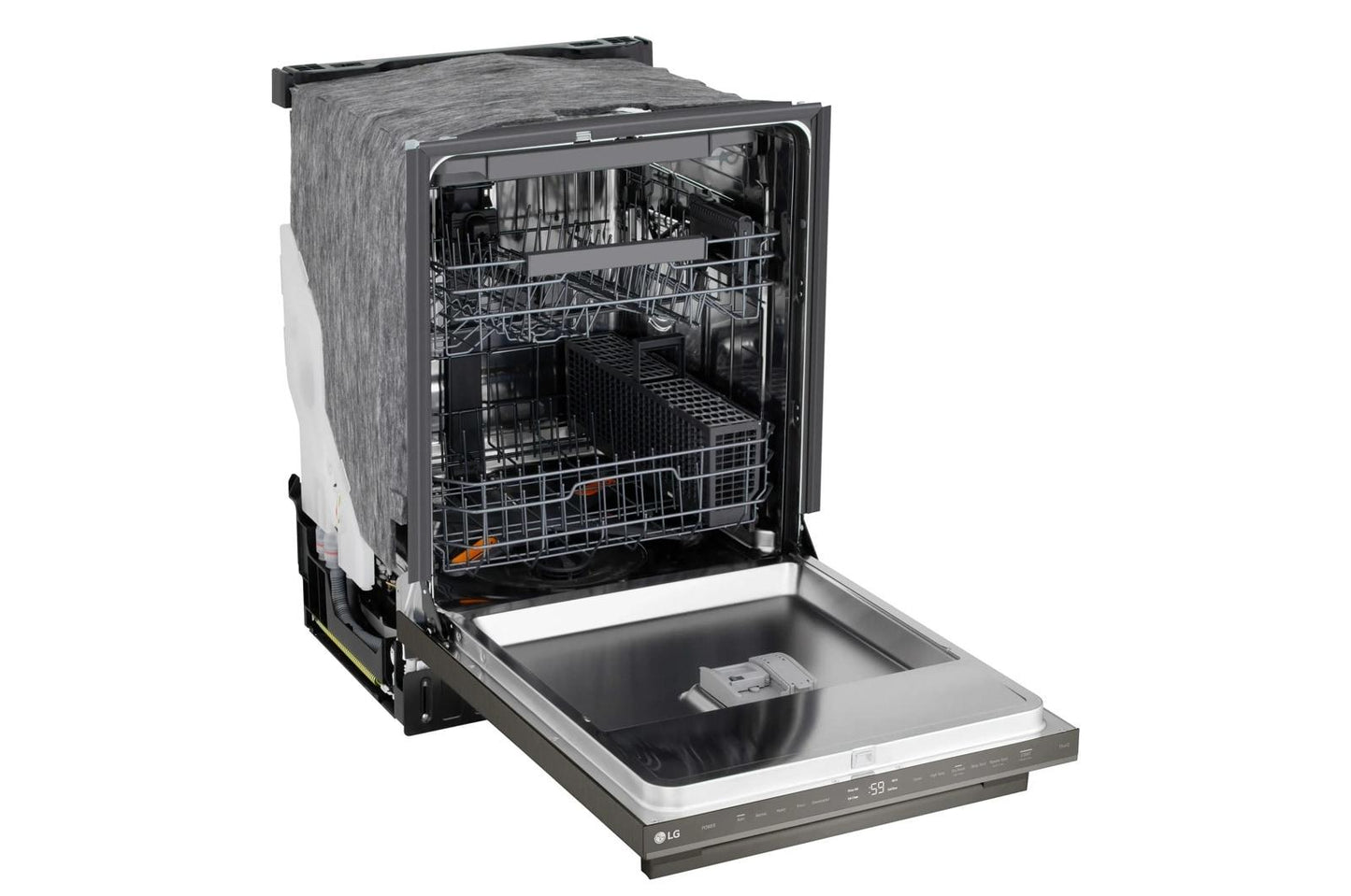 Lg LDNTM545D Smart FlushFit™ Top Control Dishwasher with 1-Hour Wash & Dry, QuadWash® Pro, and Dynamic Heat Dry™ w/AutoVent Dry™