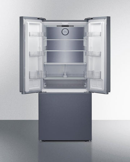 Summit FDRD175SSIM 30" Wide French Door Bottom-mount Refrigerator-freezer