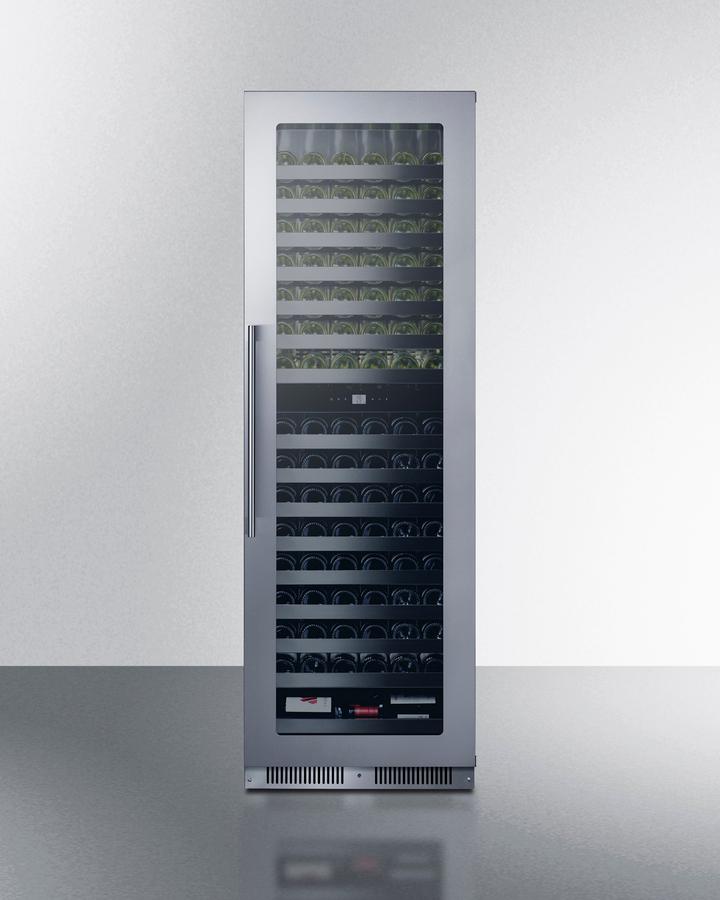 Summit SDHWC98 24" Wide Dual Zone Wine Cellar