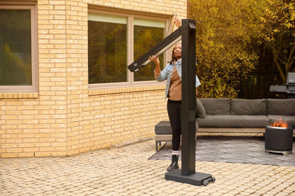 Napoleon Bbq NEOFV80IH Phantom Freestand Outdoor Electric Infrared Heater , Electric, Matte/Matt Black