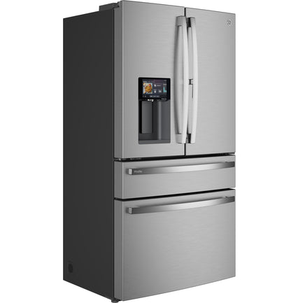 PXD22HYYFS GE Profile™ ENERGY STAR® 22.4 Cu. Ft. Smart Counter-Depth 4-Door French-Door Refrigerator with Kitchen Assistant™