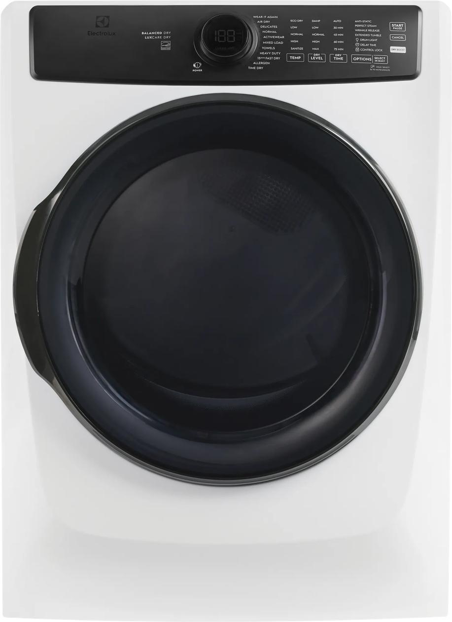 Electrolux ELFG7738MW Front Load Perfect Steam™ Gas Dryer with LuxCare® Dry and Instant Refresh - 8.0 Cu. Ft.