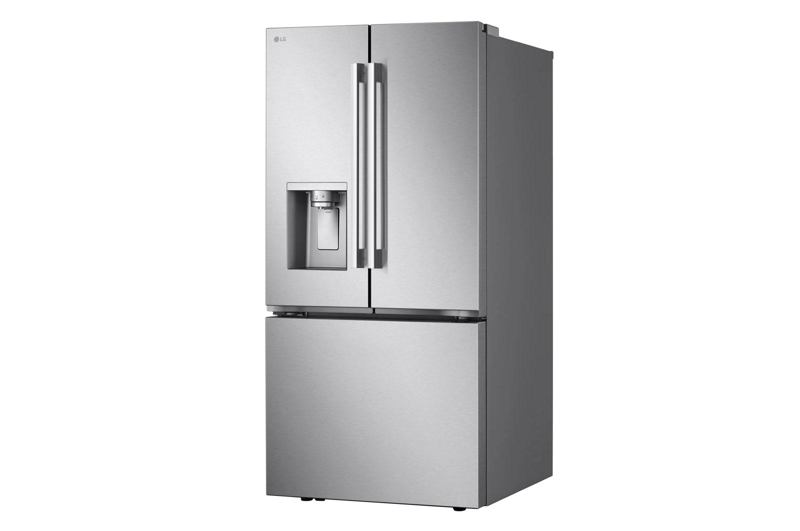 Lg LF25H6330S 25 cu.ft. 3-Door French Door Refrigerator with Hybrid Handle Design and External Ice and Water Dispenser