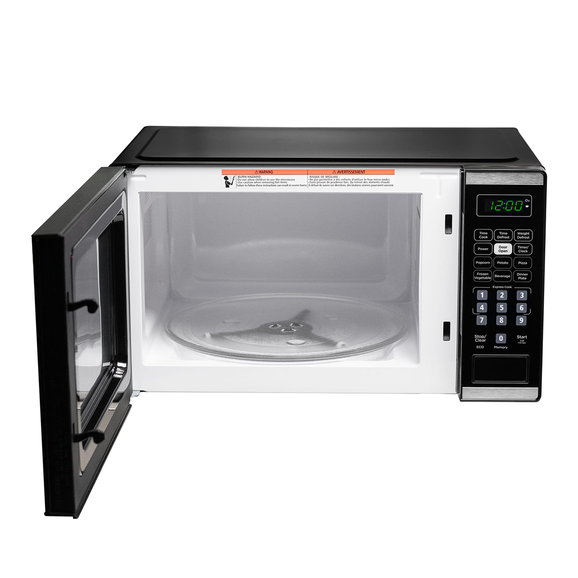 DBMW0722BBS Danby 0.7 cu. ft. Countertop Microwave in Black and Stainless Steel