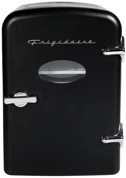Frigidaire EFMIS229BLACK 6-Can Retro Mini Fridge Cooler - Black