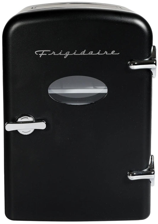 Frigidaire EFMIS229BLACK 6-Can Retro Mini Fridge Cooler - Black