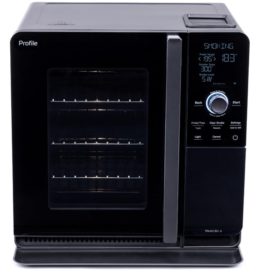 P9SBAAS6VBB GE Profile™ Smart Indoor Pellet Smoker