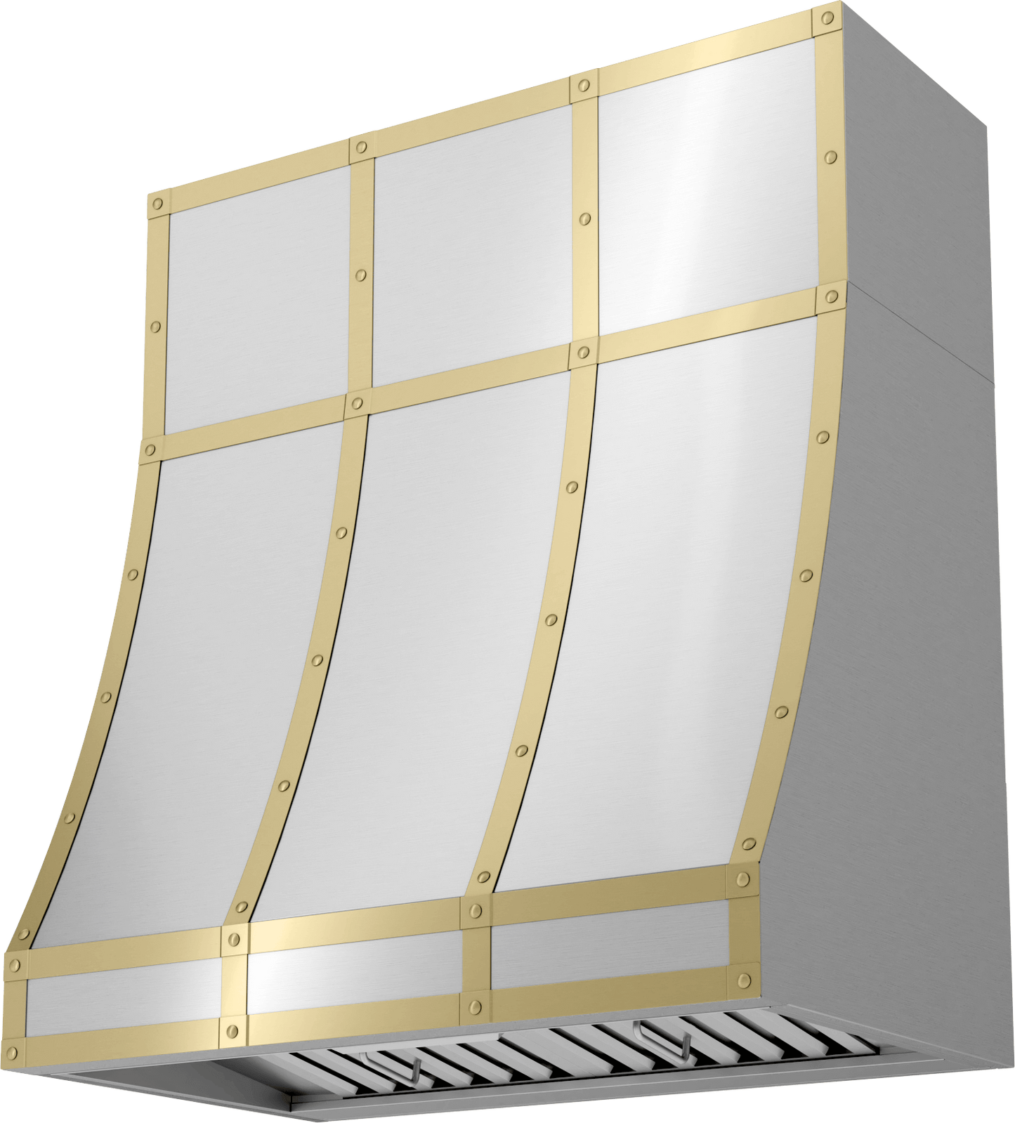 Zephyr BKDC13612ASG Duct Cover Banding Kit, 36in x 12in, Satin Gold