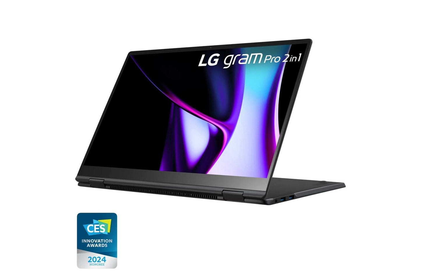 16T90SPGADB8U1 LG gram Pro 16 Inch 2-in-1 Thin and Lightweight Laptop, Intel® Evo™ Edition - AI-enabled Intel® Core™ Ultra 7 processor, Windows 11 Home, 32GB RAM, 1TB SSD, Black