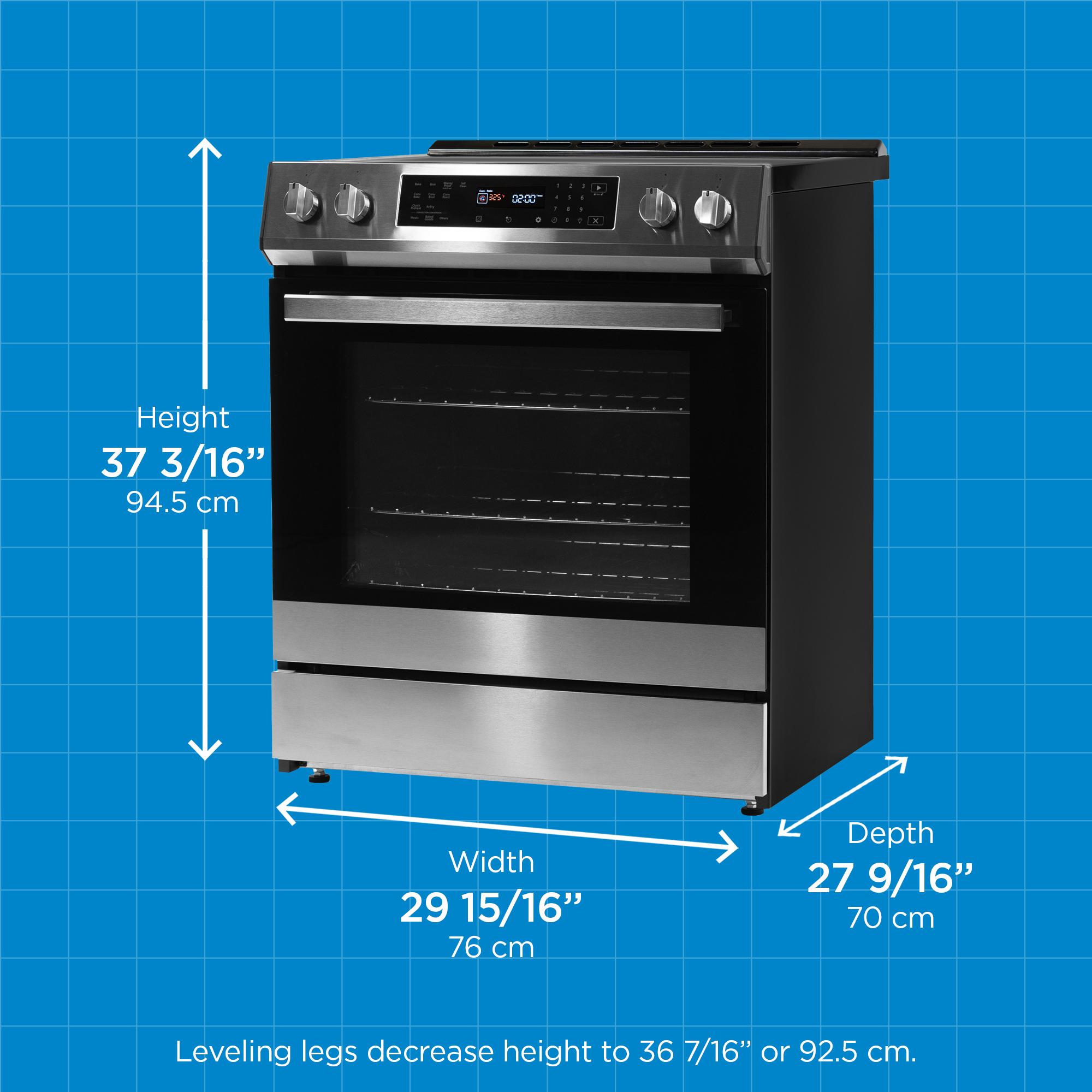 DIRC300BSS Danby 30 Slide in Induction Range with LED Touch Control in Stainless Steel