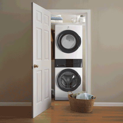 Electrolux ELTG7300AW Laundry Tower Single Unit Front Load 4.4 Cu. Ft. Washer & 8 Cu. Ft. Gas Dryer