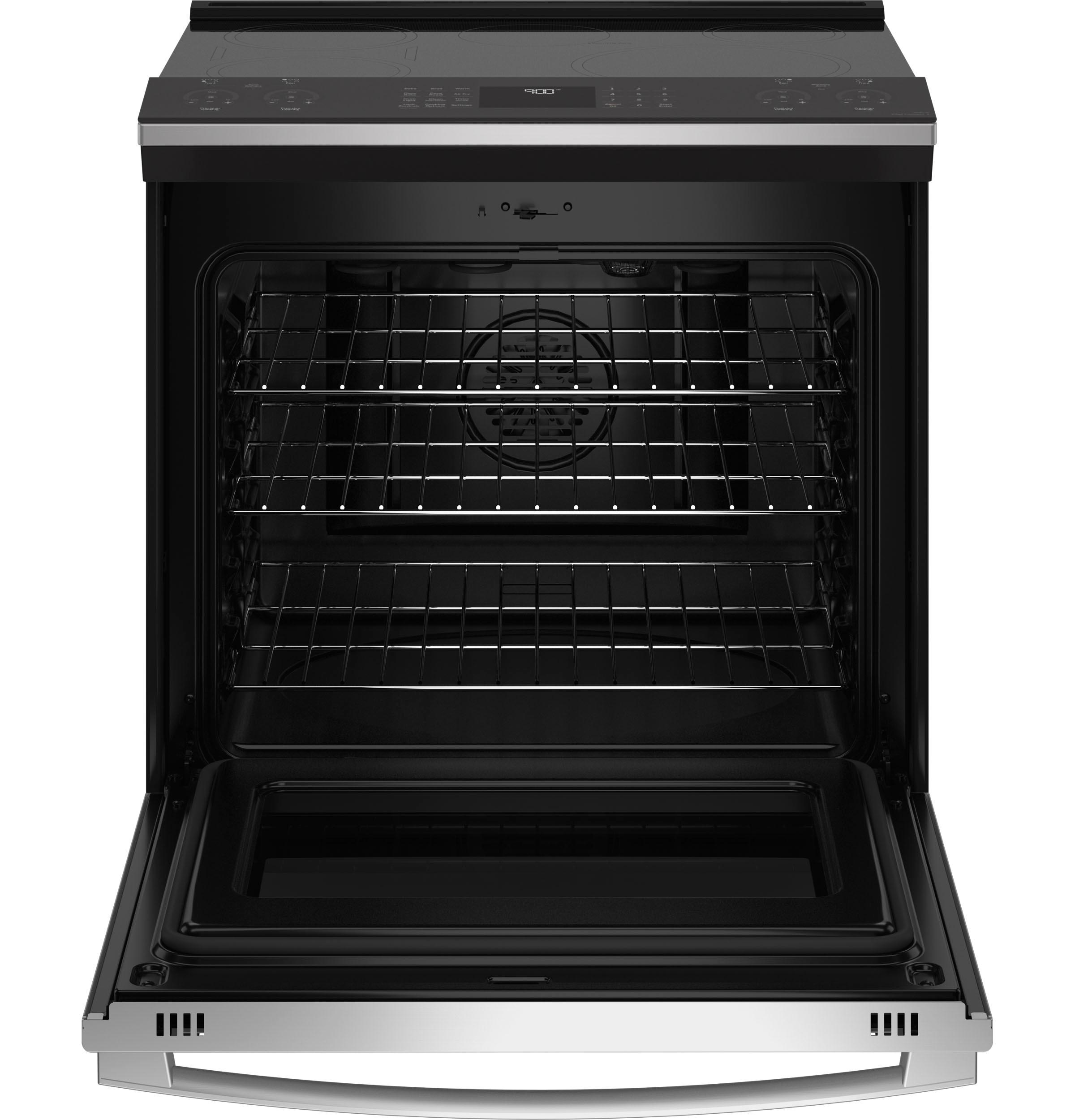 PHS93EYPFS GE Profile™ ENERGY STAR® 30" Smart Slide-In Fingerprint Resistant Front-Control Induction and Convection Range with No Preheat Air Fry