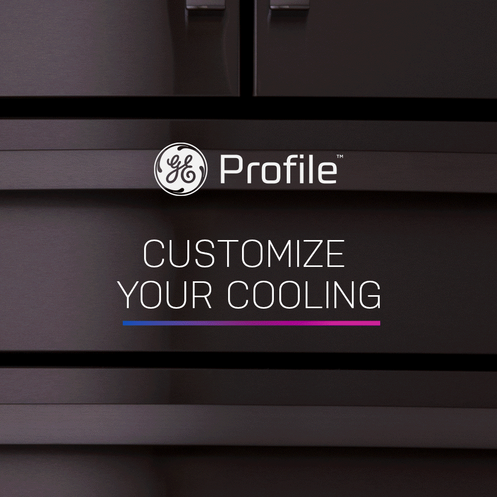PJD23BYWFS GE Profile™ ENERGY STAR® 23.3 Cu. Ft. Smart Counter-Depth Fingerprint Resistant 4-Door French-Door Refrigerator with Door In Door