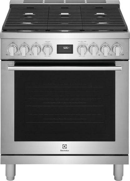 Electrolux ECFG3068AS 30" Front Control Freestanding Gas Range