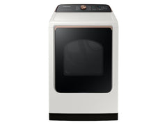 Samsung DVG55CG7500E 7.4 cu. ft. Smart Gas Dryer with Steam Sanitize+ in Ivory