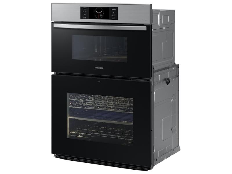 Samsung NQ70CG700DSRAA Bespoke 30" Microwave Combination Wall Oven with with Flex Duo™ in Stainless Steel