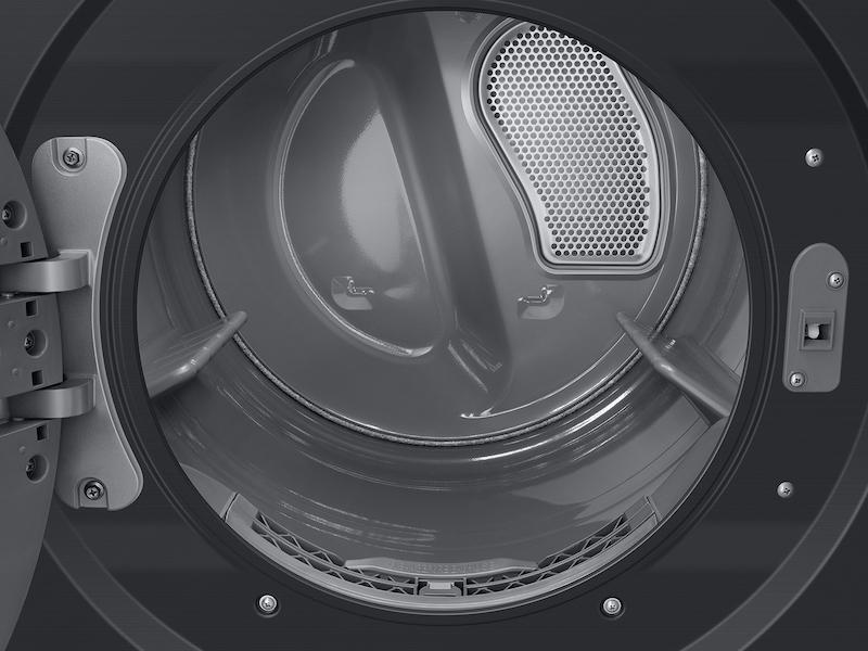 Samsung WH46DBH500EV Bespoke 4.6 cu. ft. AI Laundry Hub™ Large Capacity Single Unit Washer with Flex Auto Dispense System and 7.6 cu. ft. Electric Dryer in Brushed Black