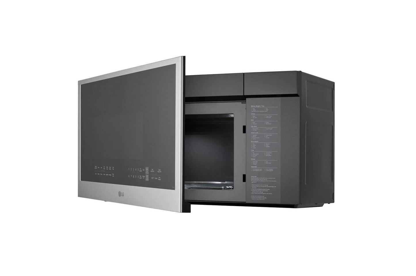 Lg MVEL2035X 2.0 cu. ft. Wi-Fi Enabled Over-the-Range Microwave Oven with EasyClean®