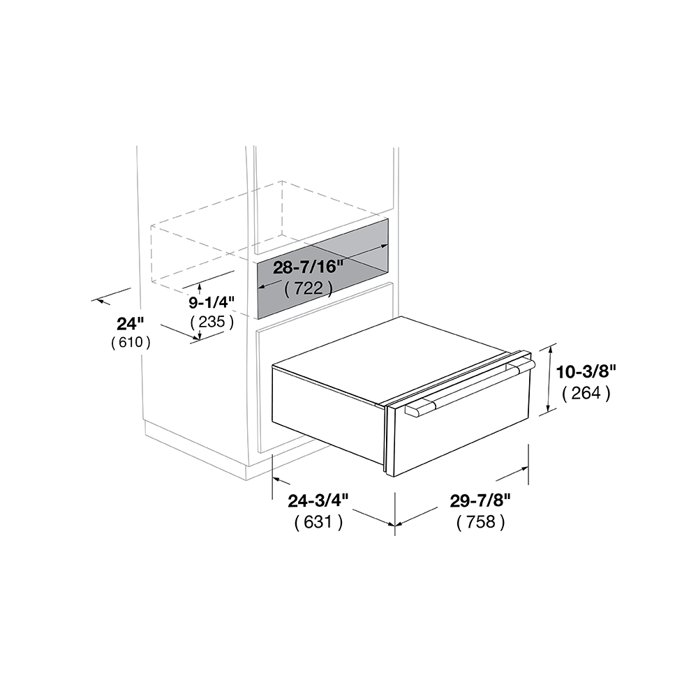 30" PRO WARMING DRAWER