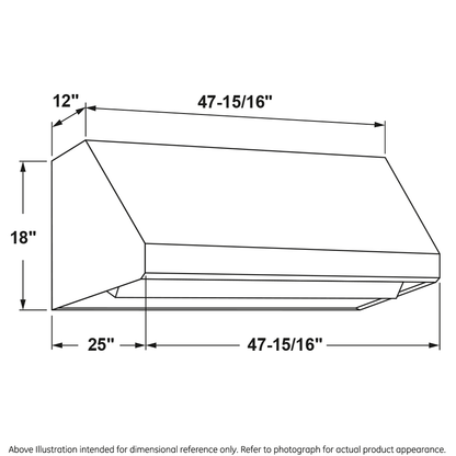 Cafe UVW9484SPSS 48" Professional Hood
