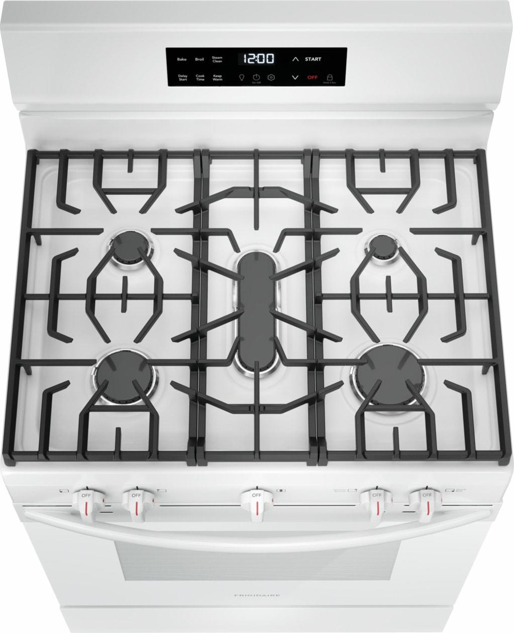 Frigidaire FCRG3062AW 30" Gas Range with Quick Boil