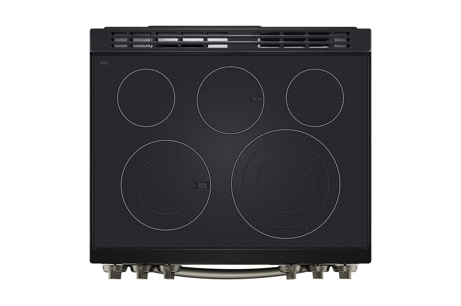 Lg LSEL6335DE 6.3 cu ft. Smart wi-fi Enabled ProBake Convection® InstaView® Electric Slide-In Range with Air Fry