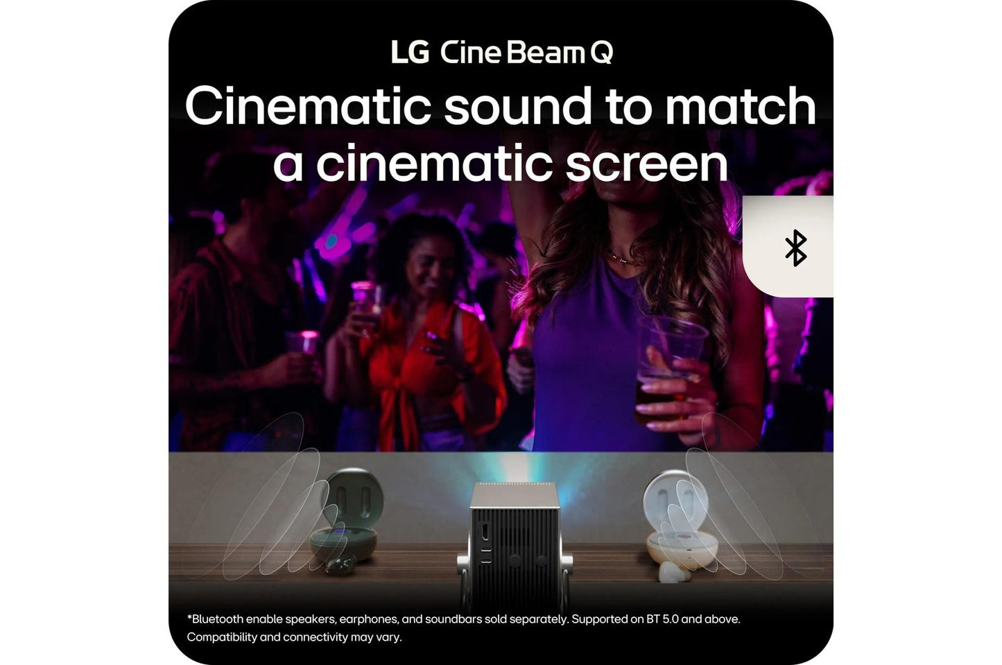 PU600U LG CineBeam Q 4K UHD Smart Portable Laser Projector PU600U (2026)