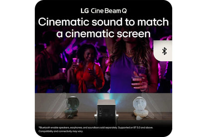 PU600U LG CineBeam Q 4K UHD Smart Portable Laser Projector PU600U (2026)