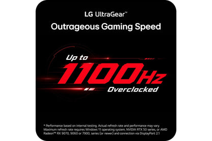 Lg 25G590BB 25 Inch UltraGear™ FHD IPS 1000Hz USB-C Monitor with Tilt/Height/Swivel Stand