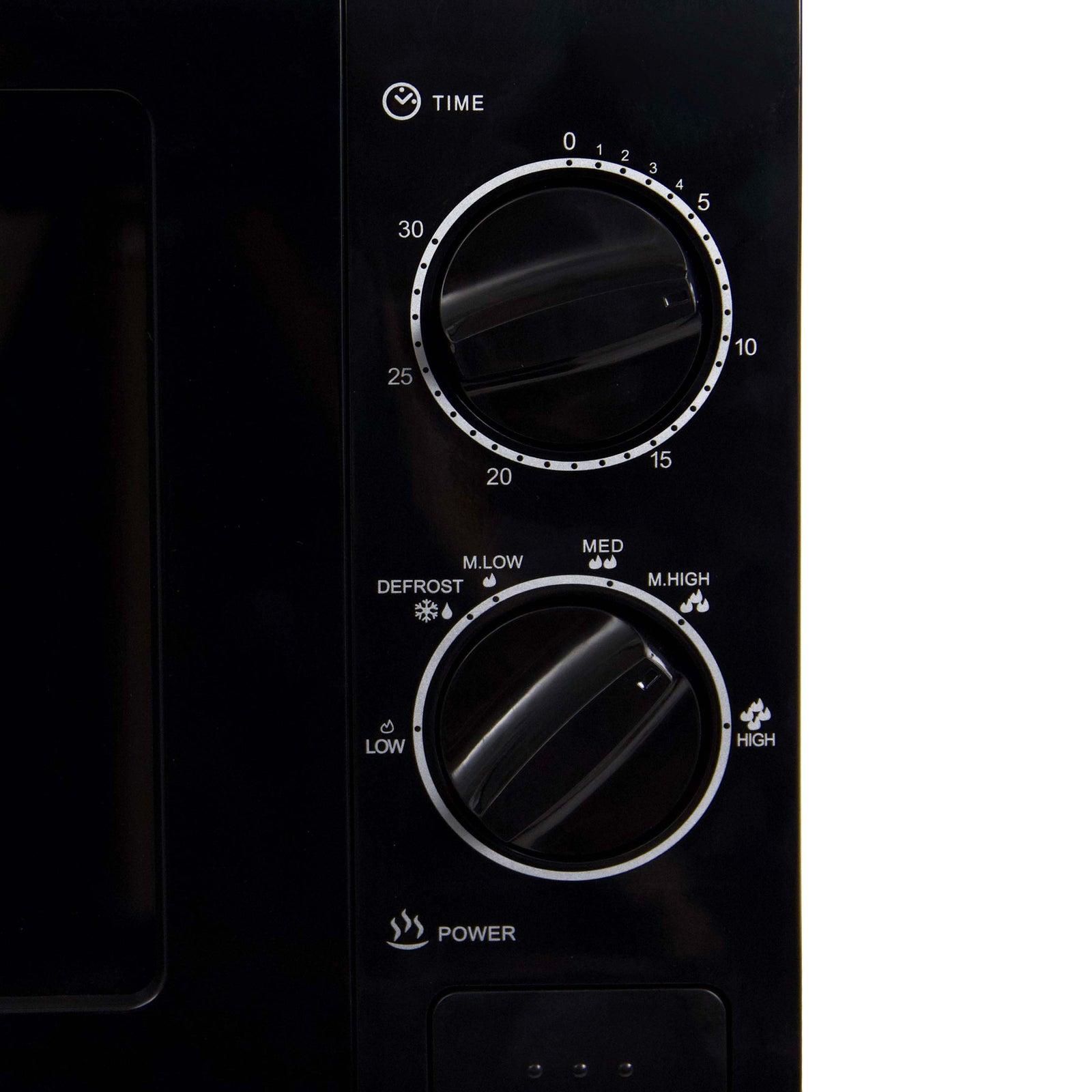 MM07V1B Avanti Microwave Oven with Mechanical Dials, 0.7 cu. ft. - Black / 0.7 cu. ft.