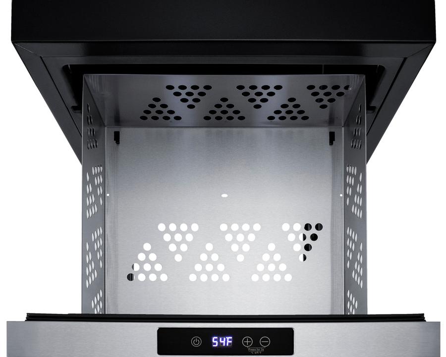 Summit LX1DPNR 18" Wide Built-in Beautifridge Cosmetics Refrigerated Drawer (panel Not Included)