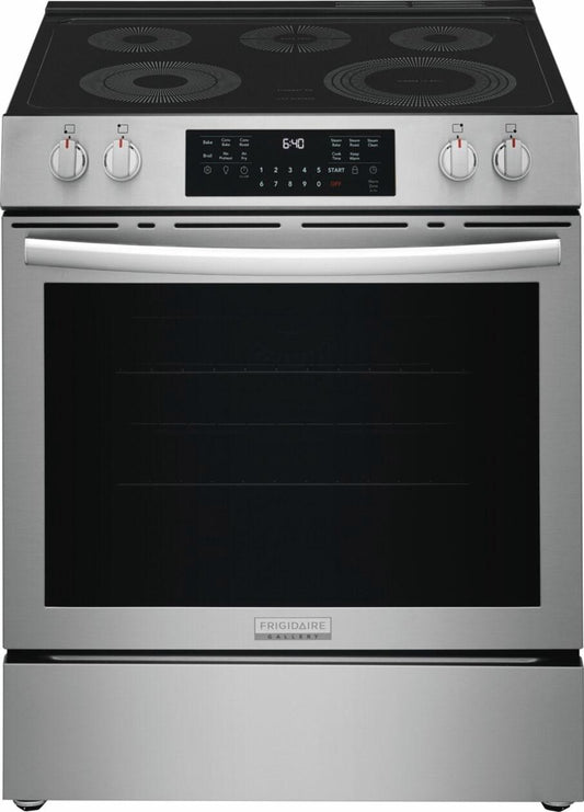 Frigidaire GCFE3059BF 30" Front Control Electric Range with Total Convection