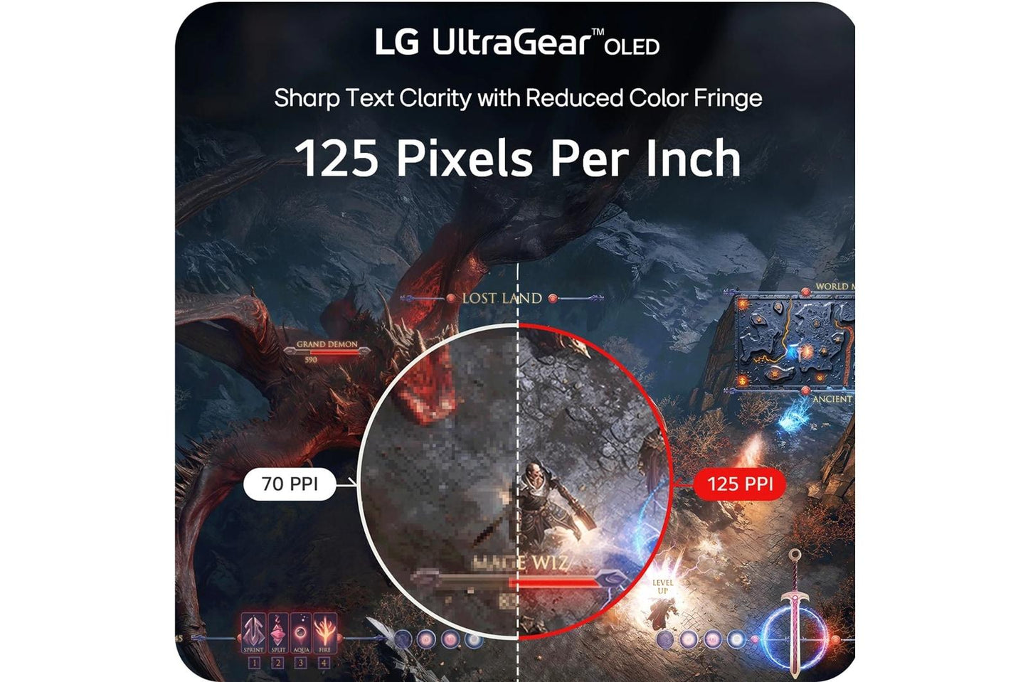 Lg 45GX950AB 45 Inch UltraGear™ evo OLED 5K2K WUHD 165Hz or WFHD Dual Mode 330Hz 0.03ms G-sync Compatible DisplayPort 2.1 Gaming Monitor