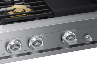 Dacor DTT48T963GS 48" Rangetop, Silver Stainless, Natural Gas/Liquid Propane