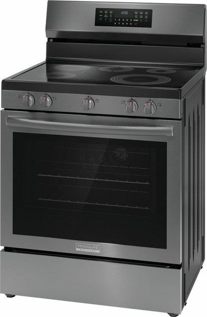 Frigidaire GCRE3060BD 30" Rear Control Electric Range with Total Convection