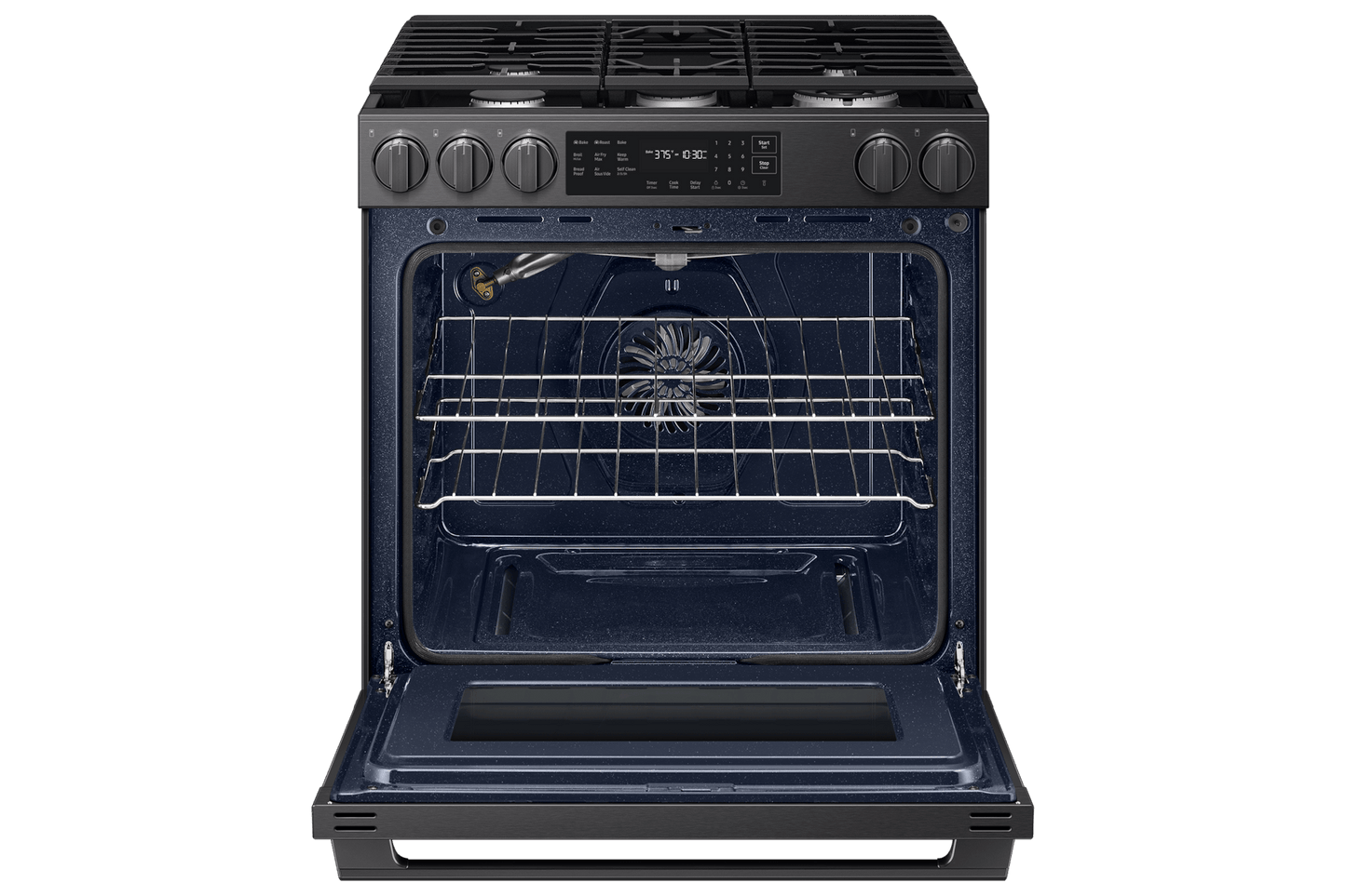 Samsung NSG80H60SE Bespoke Smart Slide-in Gas Range Pro Style Design  Air Fry Max  True Convection