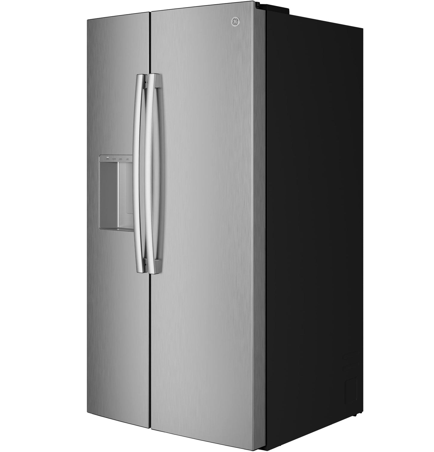 GSS28PYYFS GE® 27.7 Cu. Ft. Side-By-Side Refrigerator with LED Light Walls and Extra Tall Dispenser