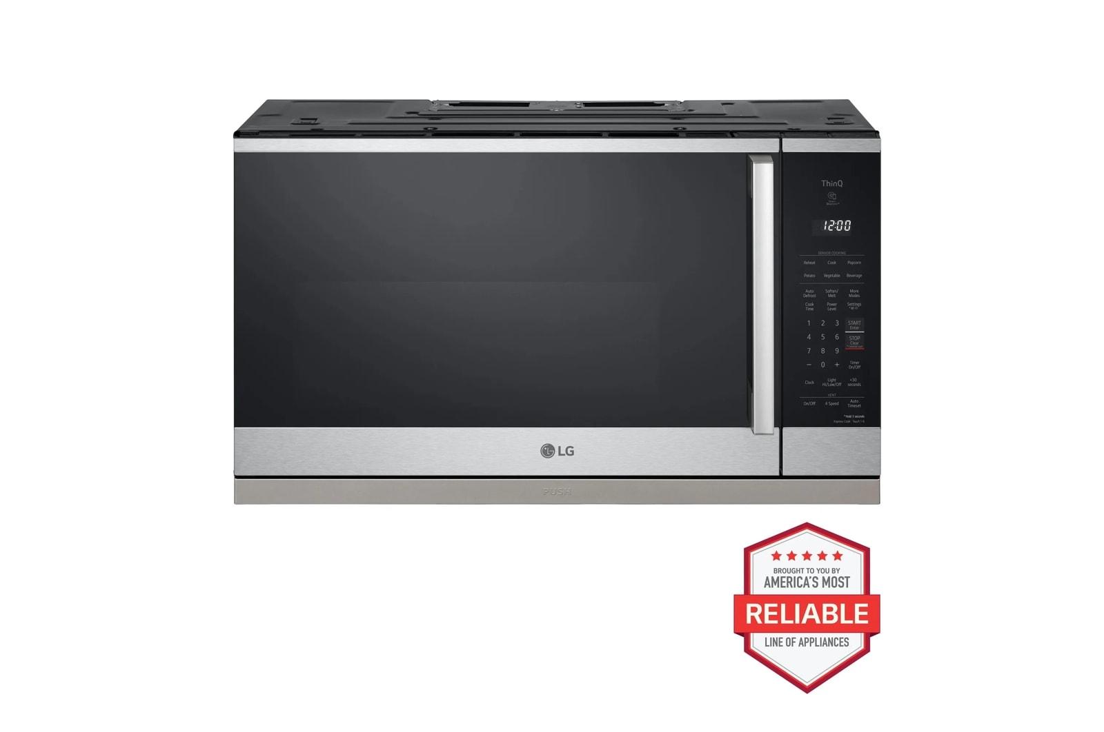 Lg MVEL2125X 2.1 cu. ft. Smart Over-the-Range Microwave Oven with ExtendaVent® 2.0 & EasyClean®