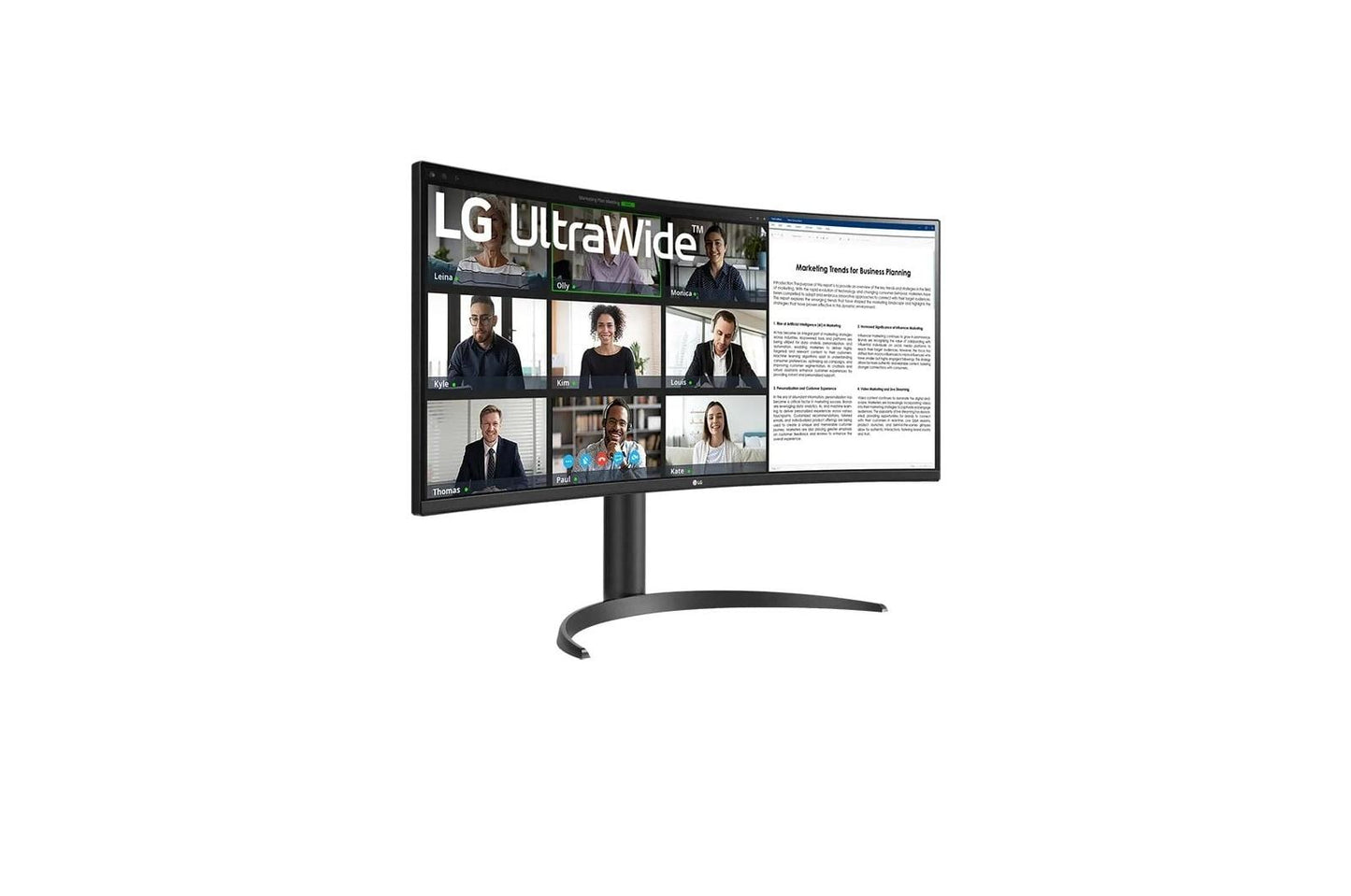 Lg 34BR55QCB 34" VA WQHD Monitor with HDR10, sRGB 99%, USB Type-C™, Reader Mode & Flicker Safe