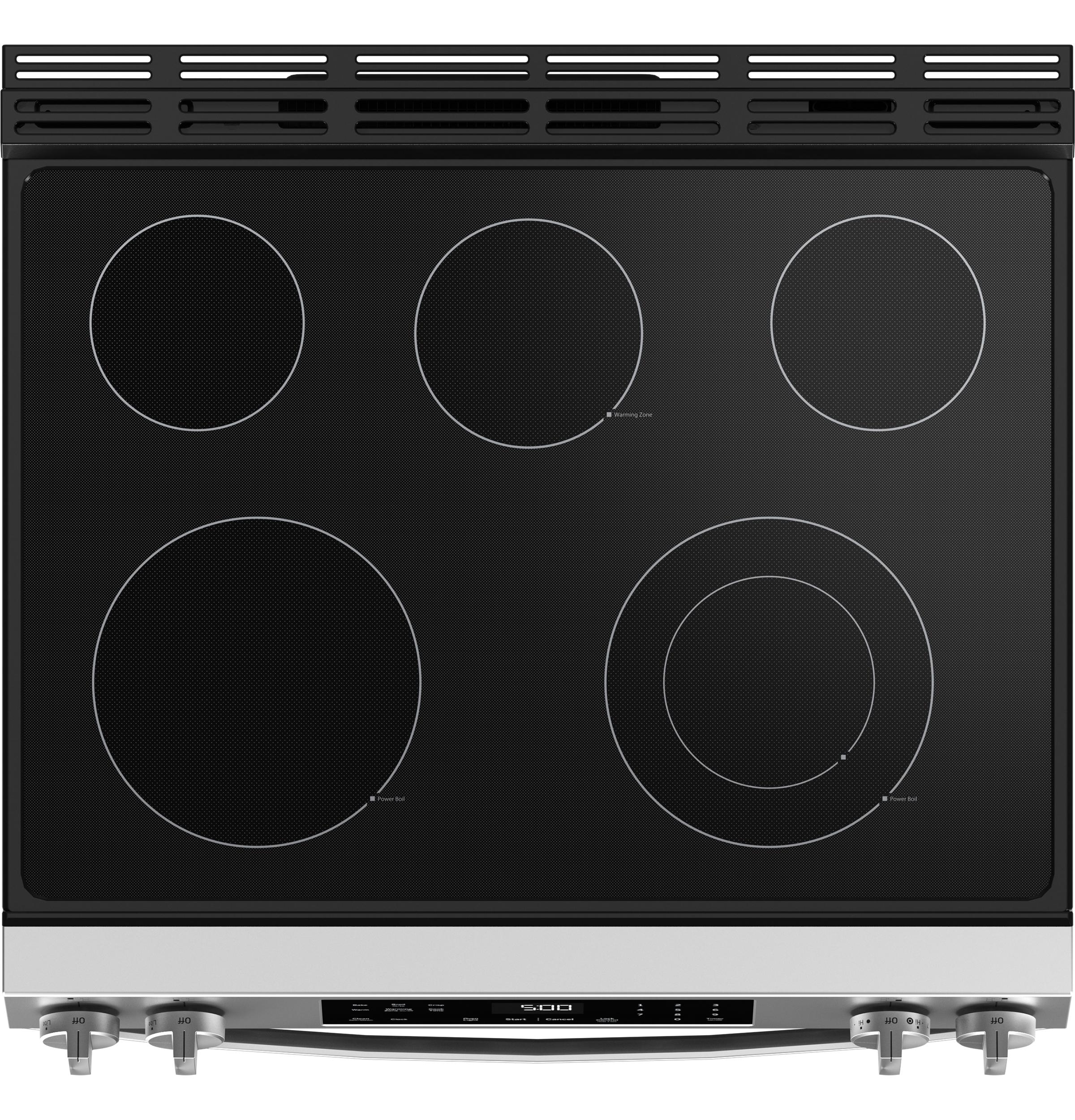 GRS500PVSS GE® 30" Slide-In Electric Range with Crisp Mode