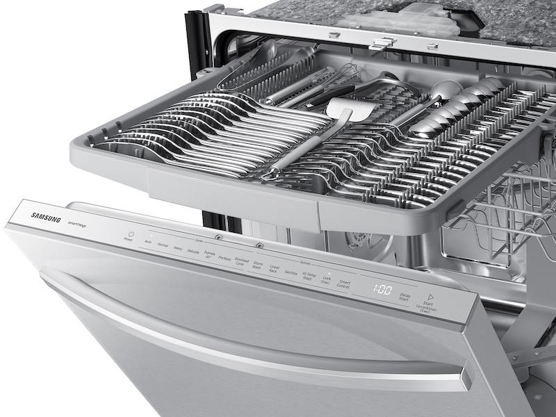 Samsung DW80CG5451SRAA AutoRelease Smart 46dBA Dishwasher with StormWash™ in Fingerprint Resistant Stainless Steel