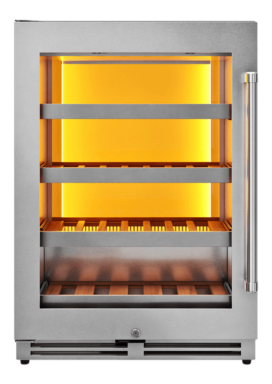 TWC24ULLH Thor Kitchen 24-inch Single Zone Wine Cooler, Left Swing, 45 Wine Bottle Capacity - Model Twc24ul-lh