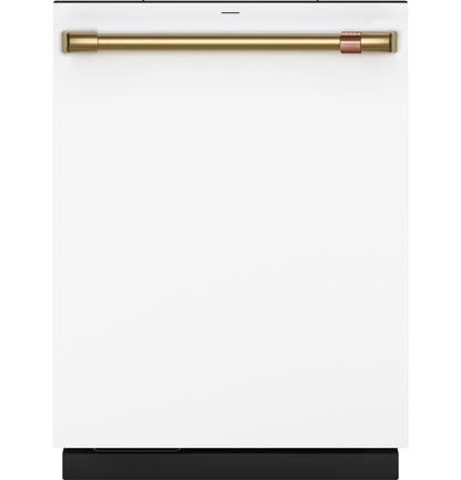 Cafe CDT888P4VW2 CAF(EBACK)™ CustomFit ENERGY STAR Stainless Interior Smart Dishwasher with Ultra Wash Top Rack and Dual Convection Ultra Dry, LED Lights, 39 dBA