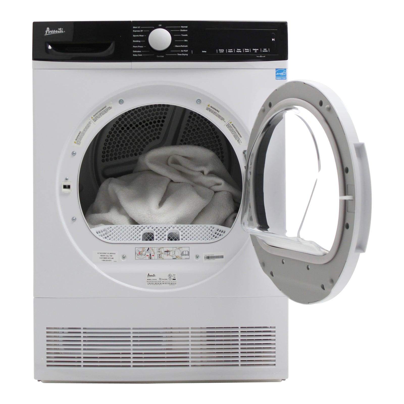 FLD40V0W Avanti Front Load Clothes Dryer - White / 4.0 cu. ft.