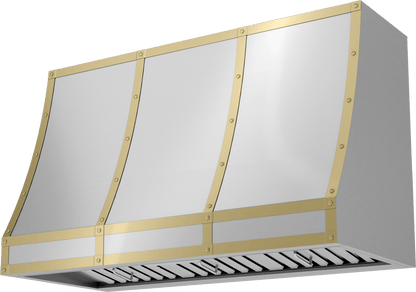 Zephyr BKFT48ASG Forte Hood Banding Kit, 48in, Satin Gold