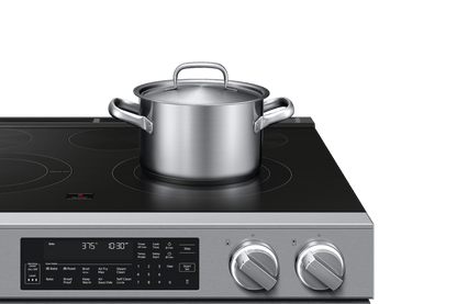 Samsung NSE90H63SR Bespoke Smart Slide-in Electric Range Pro Style Elite Design  Illuminated Knobs  Air Fry Max