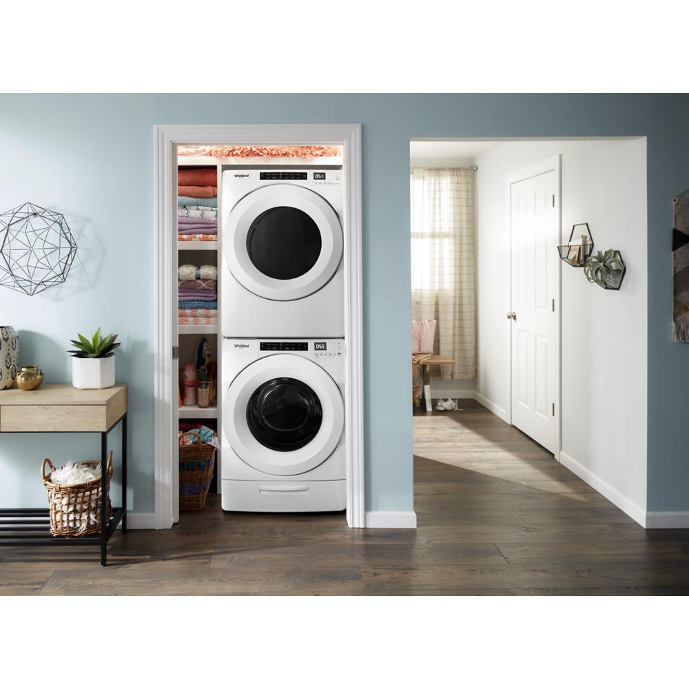 Whirlpool WGD5620HW 7.4 cu. ft. Front Load Gas Dryer with Intuitive Touch Controls