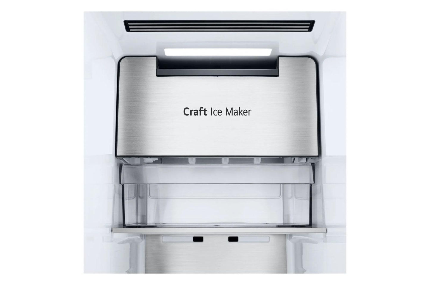 Lg LL27T3530S 27 cu. ft. Smart Side-by-Side Refrigerator with Smooth Touch Ice & Water Dispenser