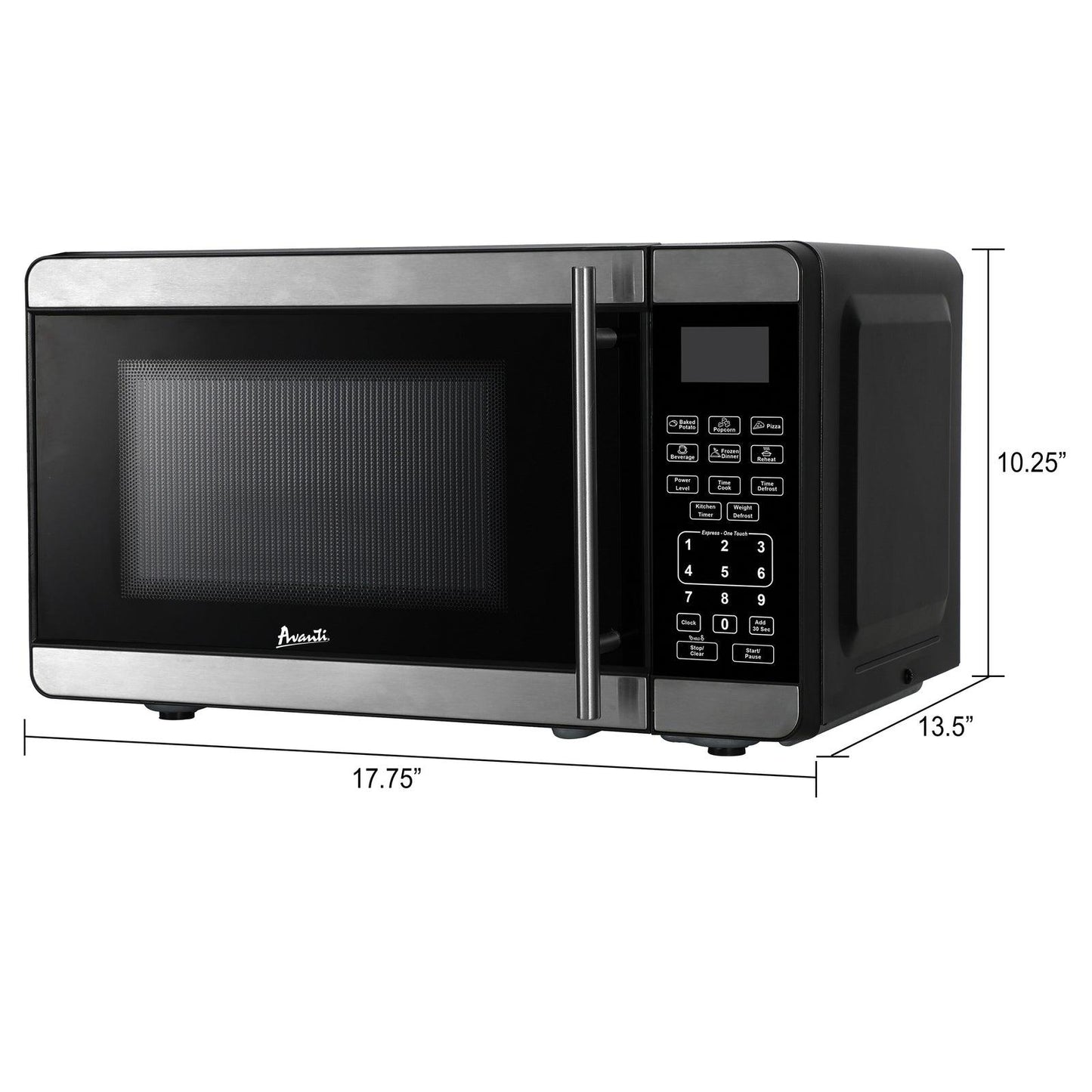 MT7V1B Avanti Countertop Microwave Oven, 0.7 cu. ft. - Black