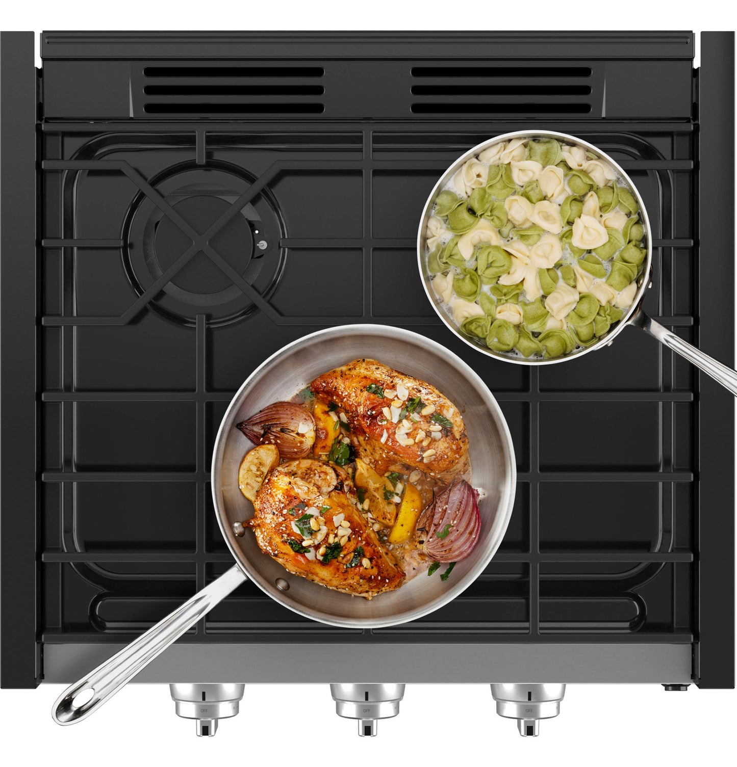 PLU621RWSS GE Profile™ 21" Electric Ignition Rangetop